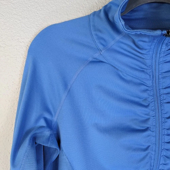 Adidas Women's Ultimate Running Half Zip Blue Size Medium - Picture 5 of 15